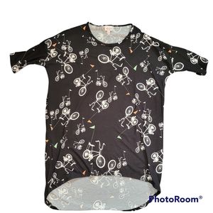 LuLaRoe Bicycle shirt top tunic XXS